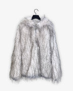 Pelliccia con cappuccio