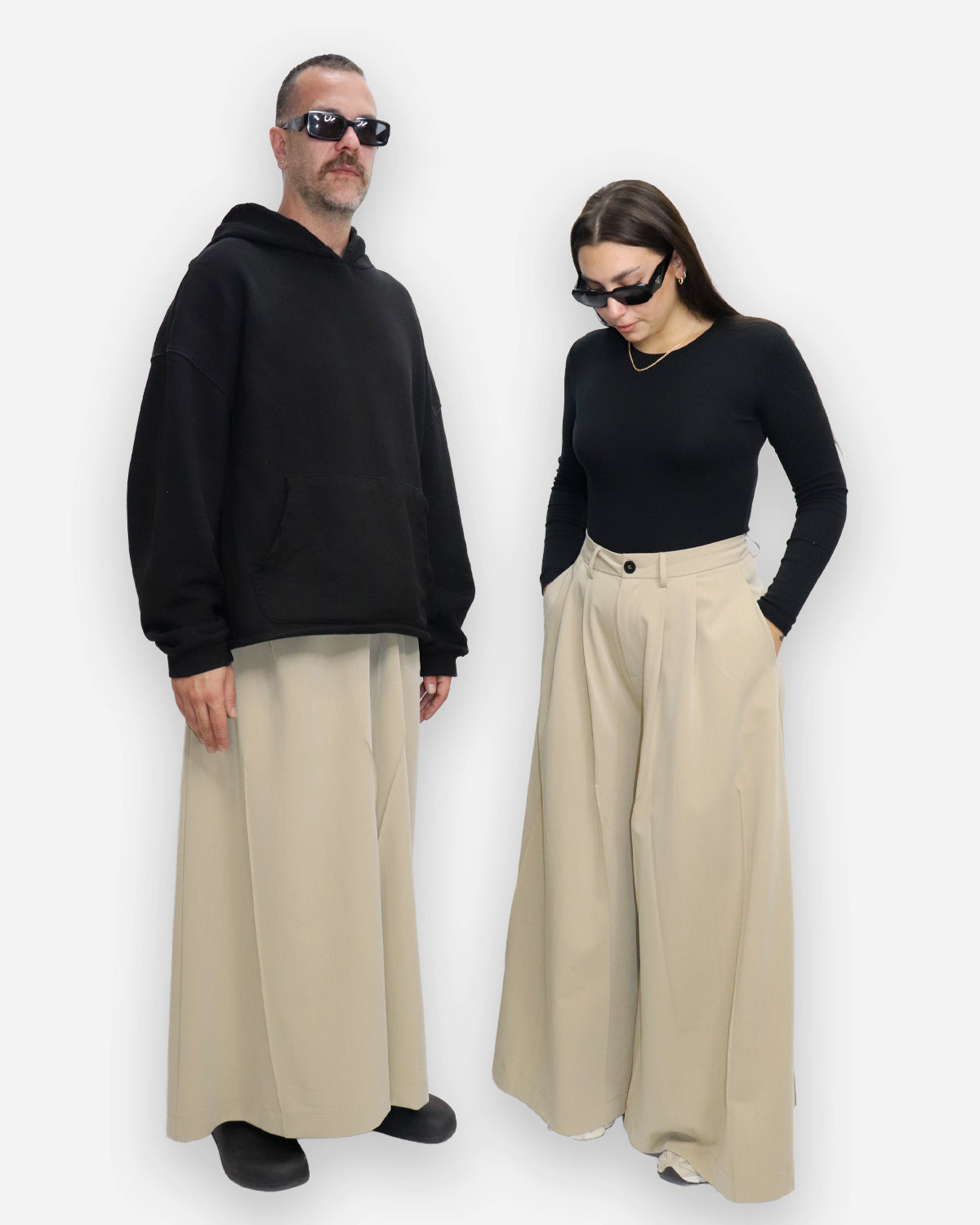 Pantalone Palazzo Beige