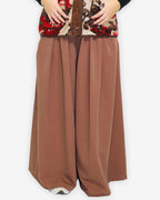 Pantalone Wide Marrone