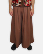 Pantalone Wide Marrone